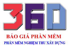 Báo giá phần mềm nghiệm thu xây dựng 360